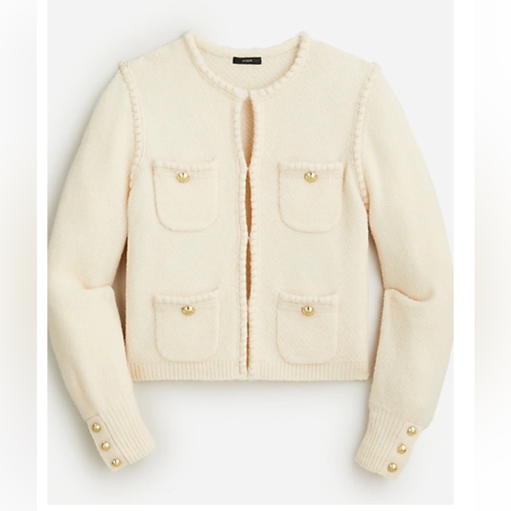 Like New J Crew Odette Lady Sweater Jacket